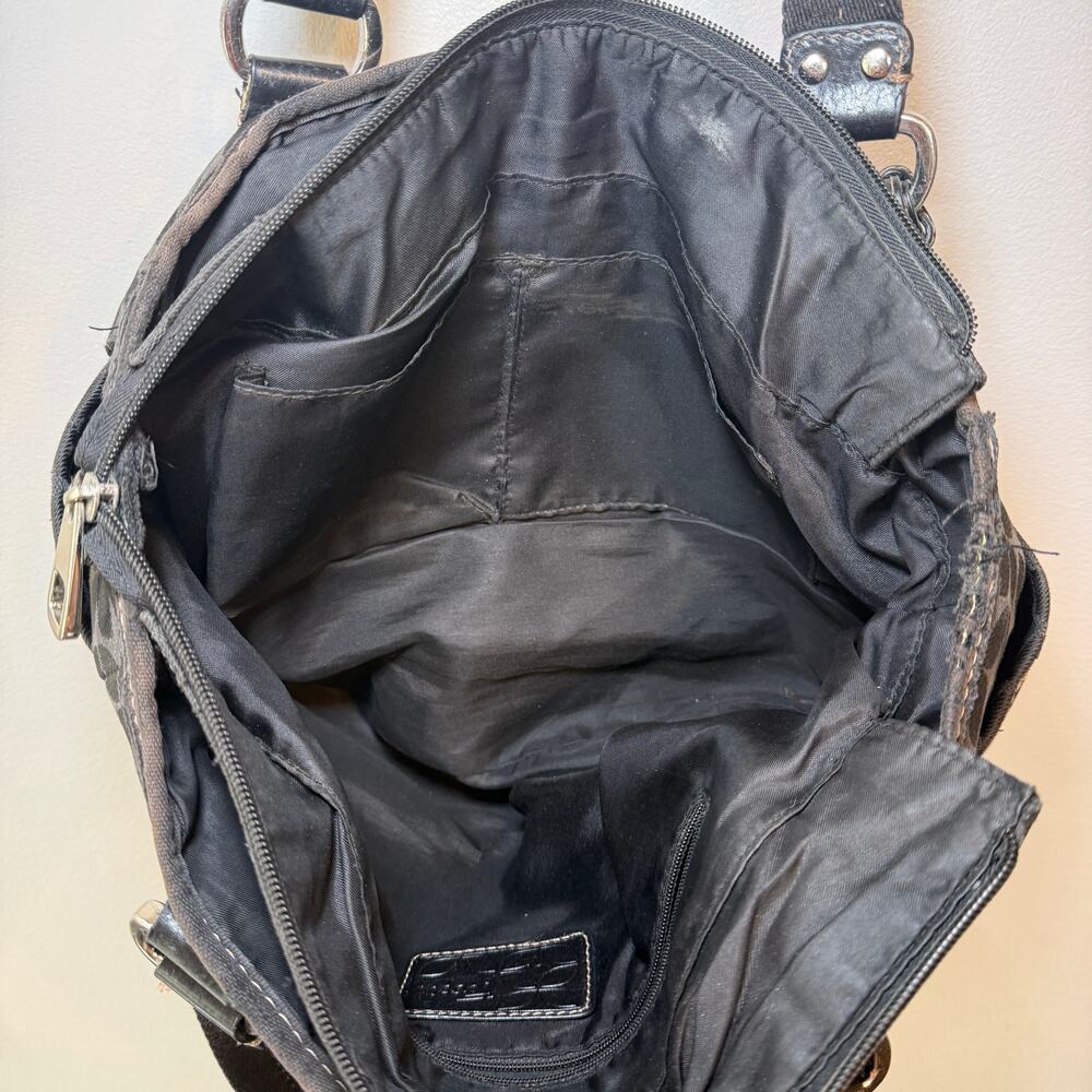 Fossil Women's Signature Print Canvas Key-Per Tot… - image 8